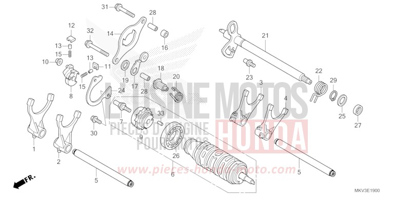 SCHALTTROMMEL von Forza 750 GRAPHITE BLACK (NHB01) von 2021